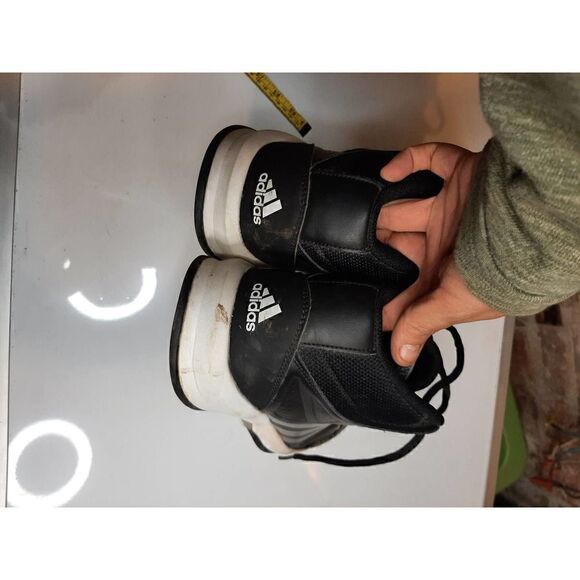 Adidas Isolation Basketball High Top Shoe Black White Mens 13 - Picture 6 of 6